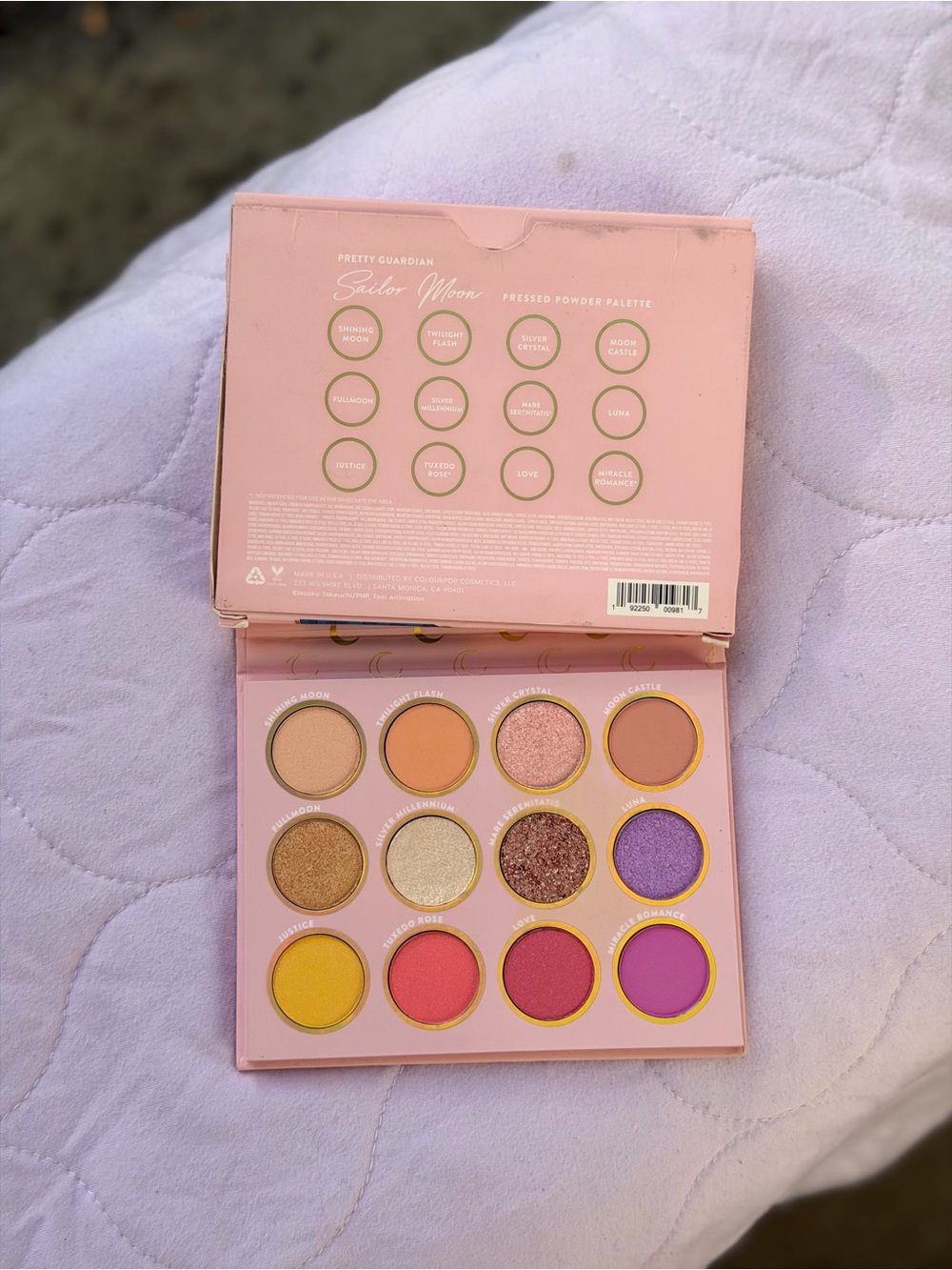 Colourpop Sailor Moon Pink & Blue Pressed Powder Palette - Picture 2 of 3